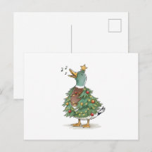 Pato Cantando Árvore de Natal para Amor de Férias