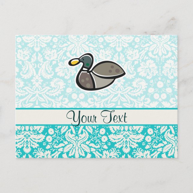 Cartão Postal Pato; Coroa (Frente)