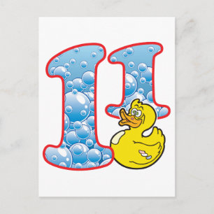 Cartão Postal Pato de 11 Idade
