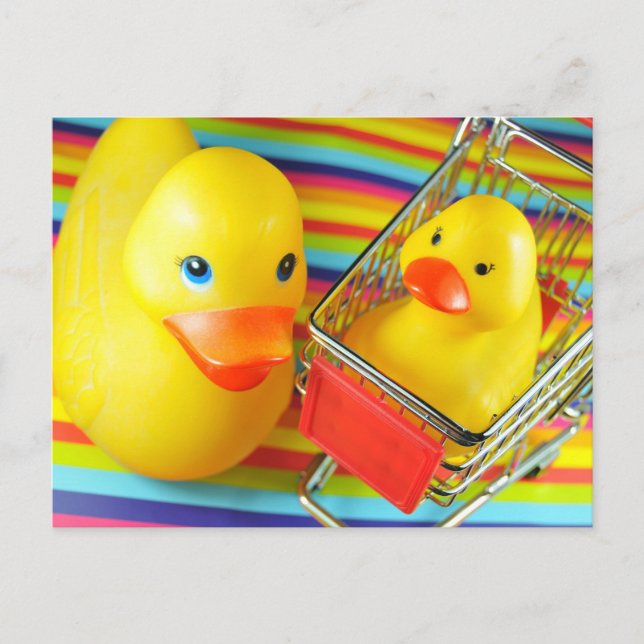 Cartão Postal Pato de borracha (Frente)