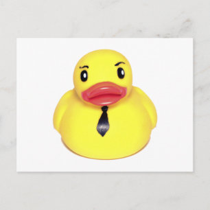 Cartão Postal Pato de Negócios