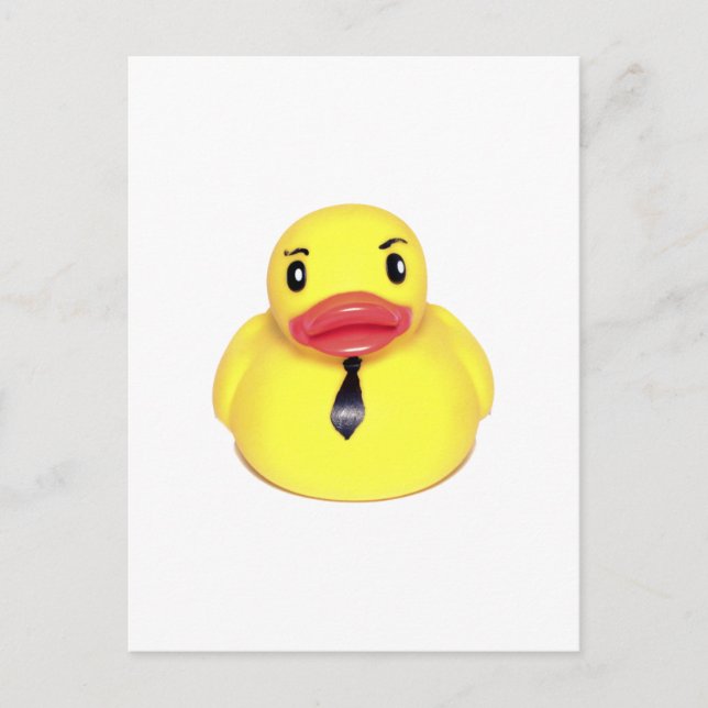 Cartão Postal Pato de Negócios (Frente)
