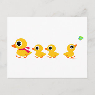 Cartão Postal Pato Distraído