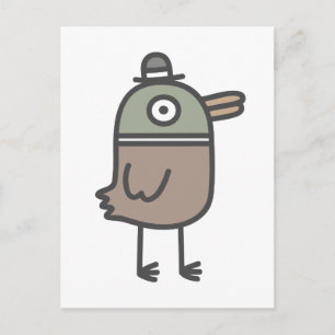 Cartão Postal Pato Estranho