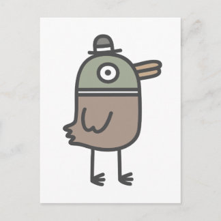 Cartão Postal Pato Estranho