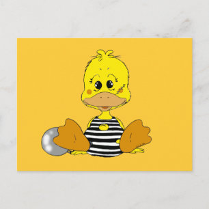 Cartão Postal Pato malvado