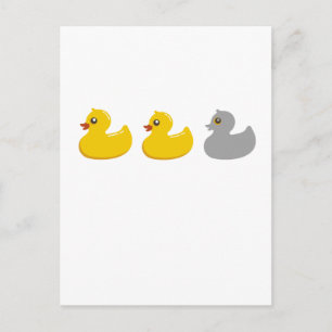 Cartão Postal Pato, Pato, Cinza T Shirts.png