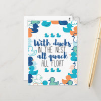 Patos Engraçados e Quack Float Cote Design