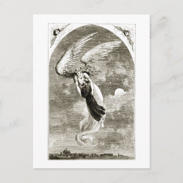 Cartão Postal Patrick levou para Roma pelo anjo, de "O" (Frente)