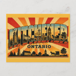 Cartão Postal Patrimônio Alemão de Kitchener Ontário