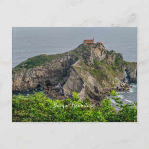 Cartão Postal Patrimônio Basco, San Juan de Gaztelugatxe
