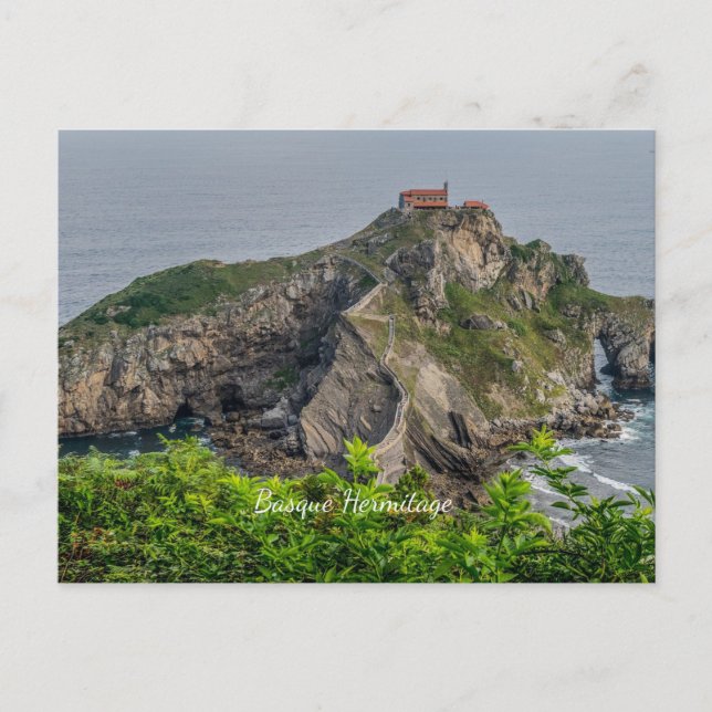 Cartão Postal Patrimônio Basco, San Juan de Gaztelugatxe (Frente)