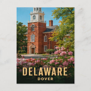 Cartão Postal Patrimônio Costeiro de Dover Delaware