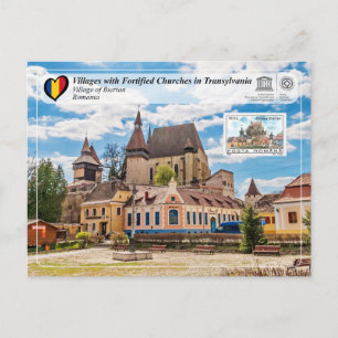 Cartão Postal Património Mundial da UNESCO - Aldeia de Biertan (