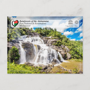 Cartão Postal Patrimônio Mundial da UNESCO - Atsinanana - Parque