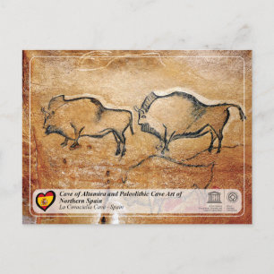 Cartão Postal Patrimônio Mundial da UNESCO - Caverna La Covaciel