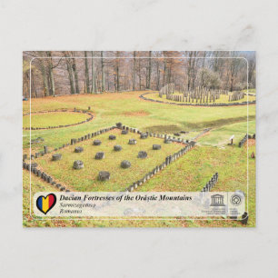 Cartão Postal Património Mundial da UNESCO - Fortalezas Dacianas