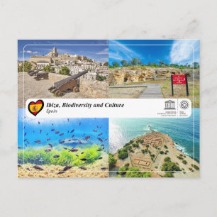 Cartão Postal Património Mundial da UNESCO - Ibiza, Biodiversida