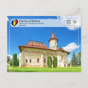 Cartão Postal Património Mundial da UNESCO - Igrejas da Moldávia