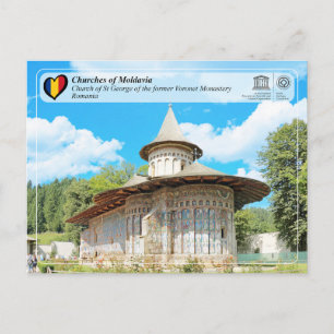 Cartão Postal Património Mundial da UNESCO - Igrejas da Moldávia
