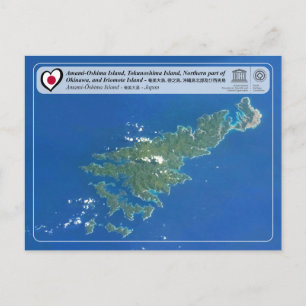 Cartão Postal Patrimônio Mundial da UNESCO - Ilha Amami-Ōshima -