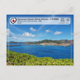 Cartão Postal Patrimônio Mundial da UNESCO - Ilhas Ogasawara - M