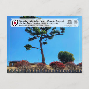 Cartão Postal Patrimônio Mundial da UNESCO - Mozu Kofun - Komoya
