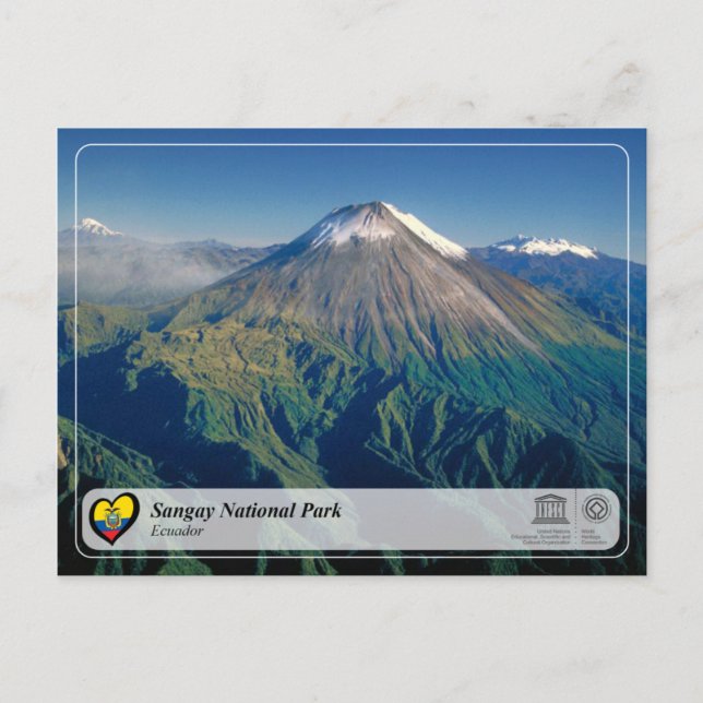 Cartão Postal Patrimônio Mundial da UNESCO - Parque Nacional San (Frente)