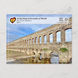 Cartão Postal Património Mundial UNESCO - Aqueduto de San Lázaro