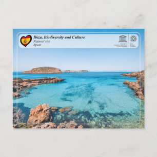 Cartão Postal Patrimônio Mundial UNESCO - Biodiversidade de Ibiz
