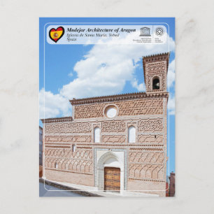 Cartão Postal Património Mundial UNESCO - Igreja de Santa María