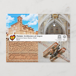 Cartão Postal Património Mundial UNESCO - Igreja de Santa María