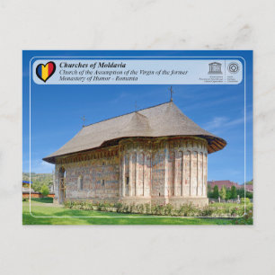 Cartão Postal Património Mundial UNESCO - Igrejas da Moldávia - 