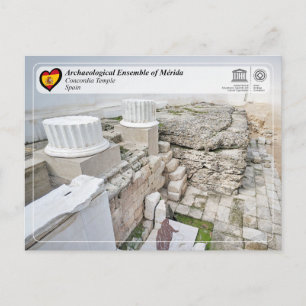 Cartão Postal Património Mundial UNESCO - Templo da Concórdia
