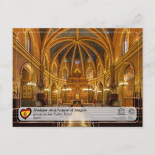 Cartão Postal Património Mundial UNESCO - Torre e igreja de San 