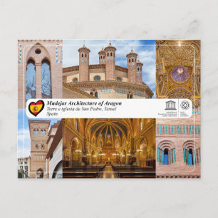 Cartão Postal Património Mundial UNESCO - Torre e igreja de San