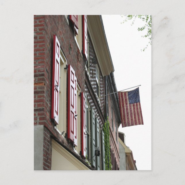 Cartão Postal Patriotismo Estilo Colonial (Frente)