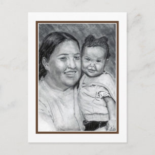 Cartão Postal Patty e Baby