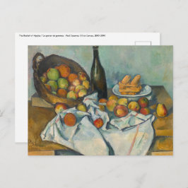 Cartão Postal Paul Cezanne - A Cesta das Maçãs