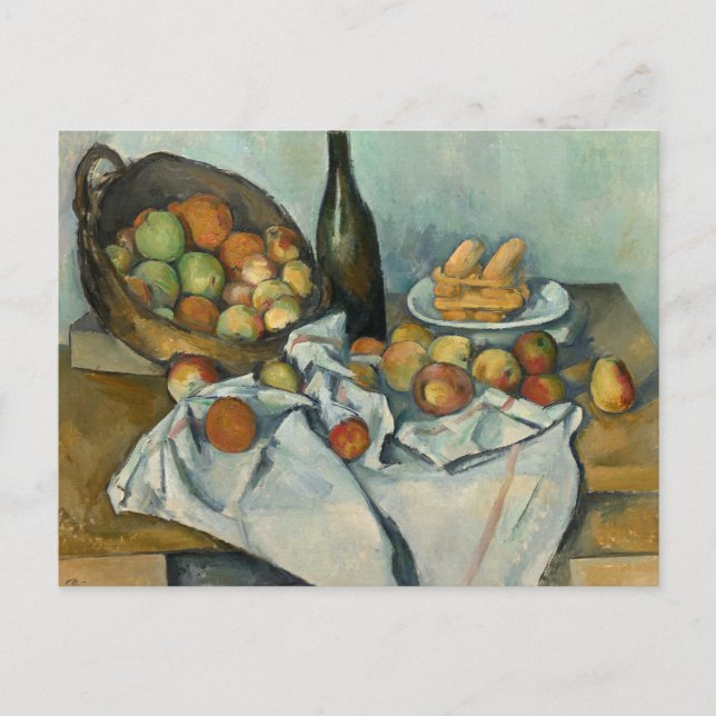 Cartão Postal Paul Cezanne - A Cesta das Maçãs (Frente)