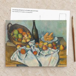 Cartão Postal Paul Cezanne - A Cesta de Maçãs