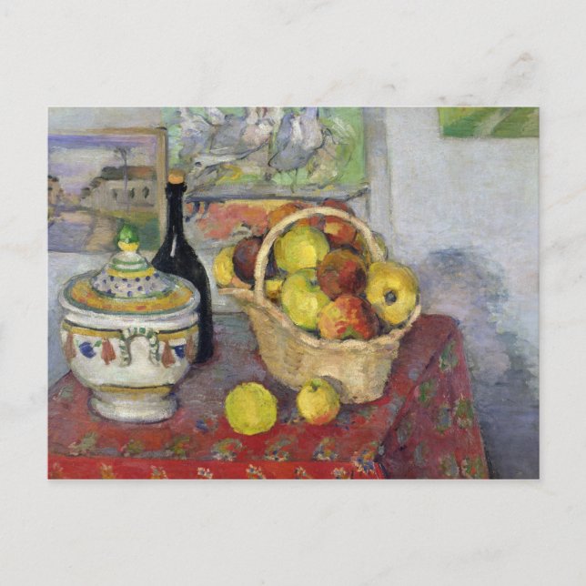 Cartão Postal Paul Cezanne | A vida estática com Tureen, c.1877 (Frente)