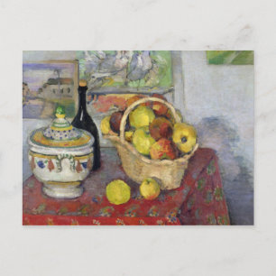 Cartão Postal Paul Cezanne A vida estática com Tureen, c.1877