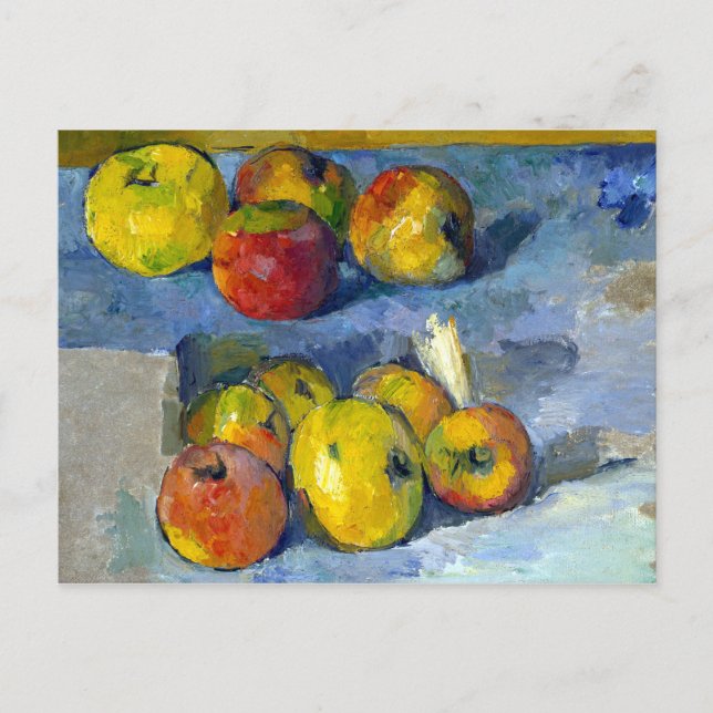 Cartão Postal Paul Cezanne Apples (Frente)