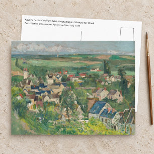 Cartão Postal Paul Cezanne - Auvers, Vista Panorâmica