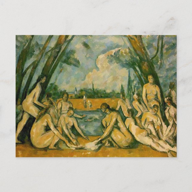 Cartão Postal Paul Cezanne - Bathers (Frente)