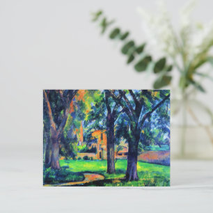Cartão Postal Paul Cezanne - Castanheira e Fazenda,