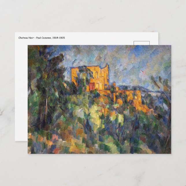 Cartão Postal Paul Cezanne - Chateau Noir (Frente/Verso)
