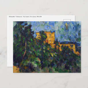 Cartão Postal Paul Cezanne - Chateau Noir