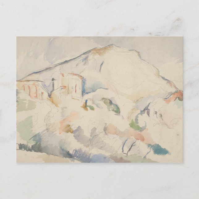 Cartão Postal Paul Cezanne-Chateau Noir e Mont Sainte-Victoire (Frente)